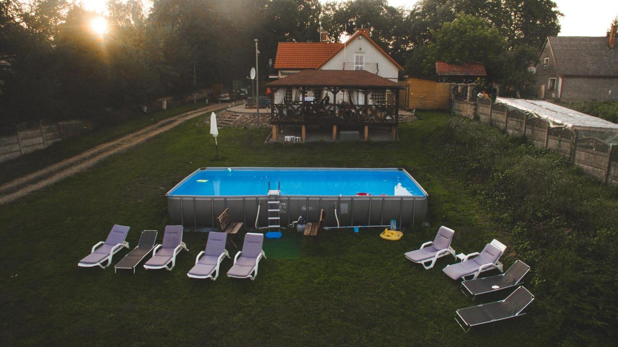 Rezerwat Wielin Sauna - Balia - Hot Tube - Jacuzzi - Basen - Klimatyzacja - Kominek Kültér fotó