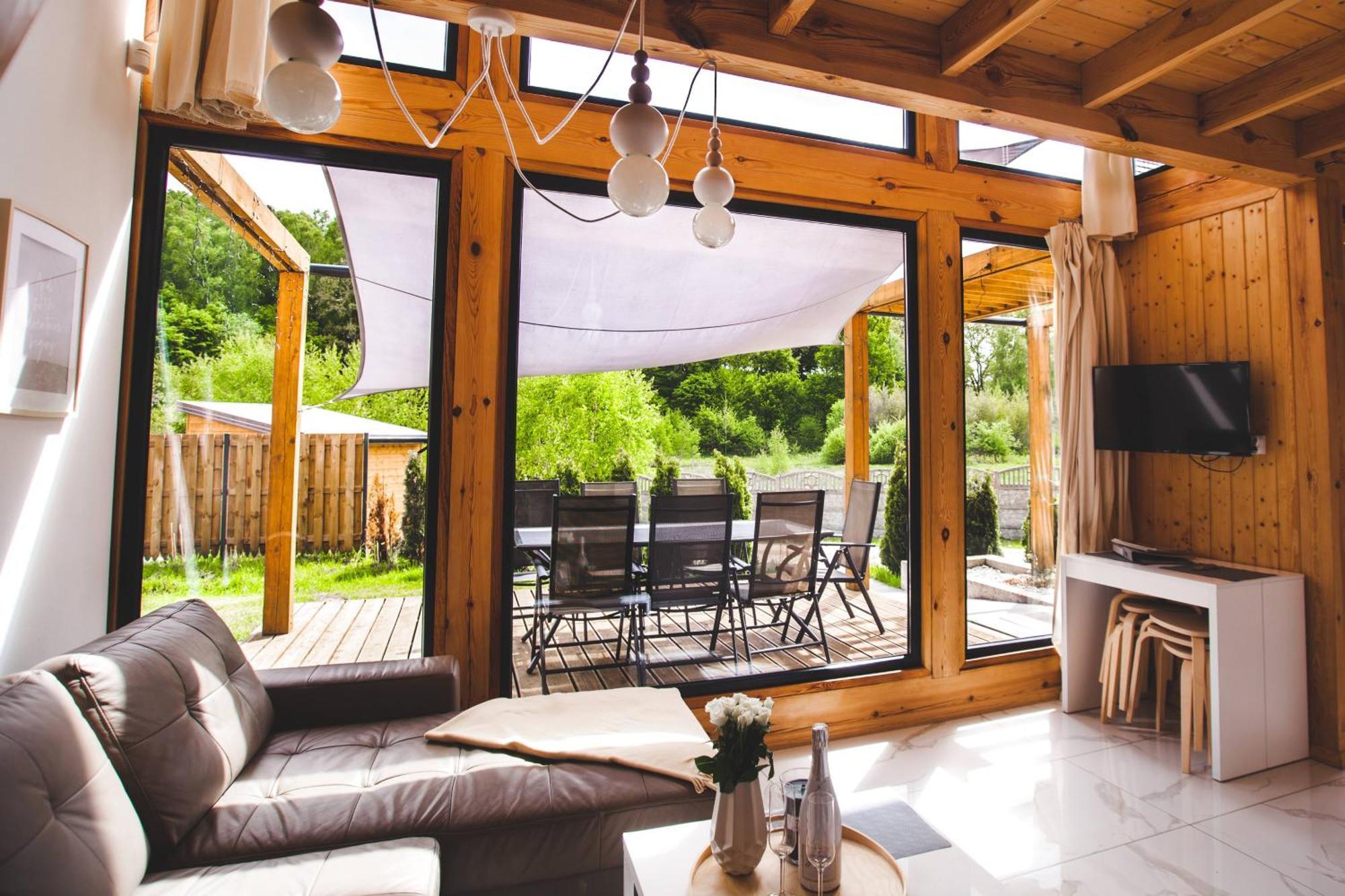 Rezerwat Wielin Sauna - Balia - Hot Tube - Jacuzzi - Basen - Klimatyzacja - Kominek Kültér fotó